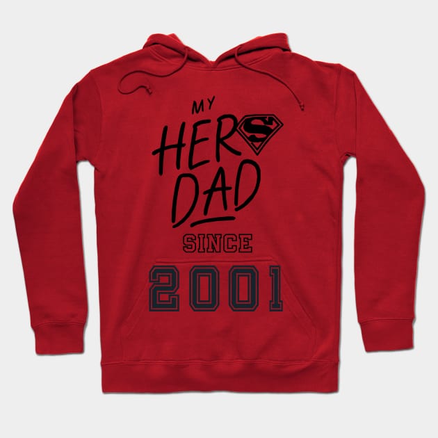 My Hero Dad 2001 Hoodie by DavidBriotArt